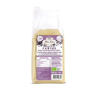 Pasta Natura Harina Harina de amaranto, teff y quinoa sin gluten eco 500 g carne