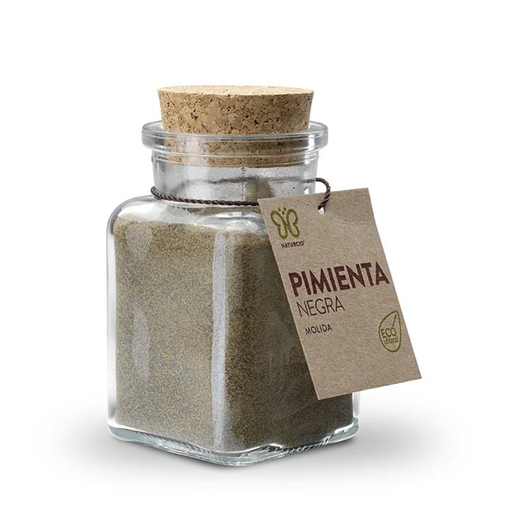 Naturcid Especias y condimentos Pimienta negra molida eco 90 g carne