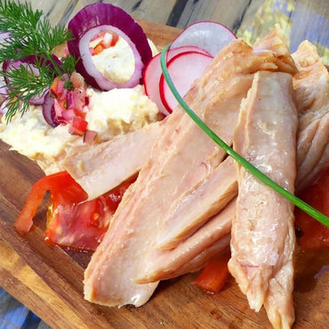 Carnísima Atún Filetes de atún en aceite de oliva virgen extra ecológico 195 g carne