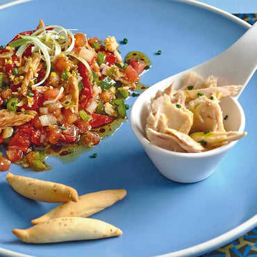 Pesasur Conserva de pescado Filetes de Bonito del Norte en AOVE Eco 195 g carne