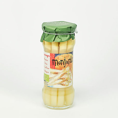 Monjardín Conserva vegetal Espárragos blancos extra eco 370 ml. carne