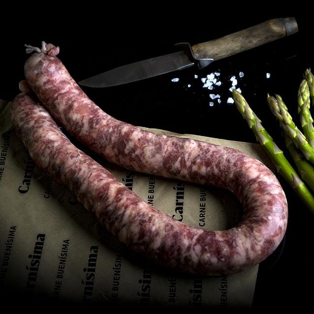 Carnísima Longaniza 2 Longanizas sin conservantes de cerdo sin antibióticos 1 kg carne