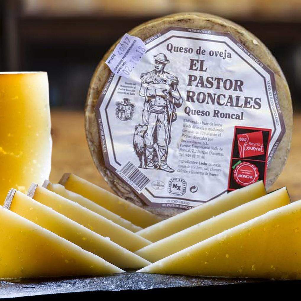 Carnísima Queso Queso D.O. Roncal artesano de oveja curado Larra Pastor Roncalés cuña 300 g carne