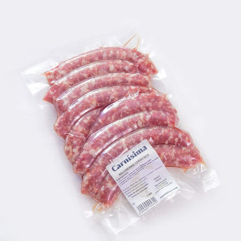 Masía Tero salchichas de cerdo ecológico sin conservantes Salchichas de Cerdo Eco sin conservantes 1 kg carne
