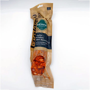 Beher Ibéricos Chorizo 100% Ibérico de bellota ecológicos de Guijuelo Beher 500-600 g carne