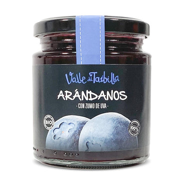 El Valle del Taibilla Mermelada Compota de arándanos con zumo de uva Eco 250 g carne