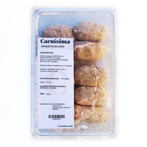 Falceto Croquetas Croquetas de jamón eco carne