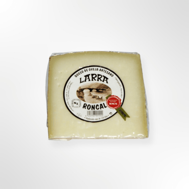 Carnísima Queso Queso D.O. Roncal artesano de oveja curado Larra cuña 350 g carne