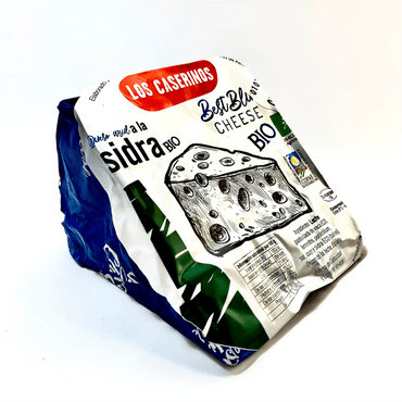 Los Caserinos Queso Queso asturiano azul a la sidra Eco cuña 700 g. carne