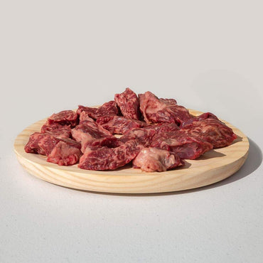 Mudéjar Wagyu Carne para guiso Wagyu Cross Dados para Guiso de Ternera Wagyu 500 g carne