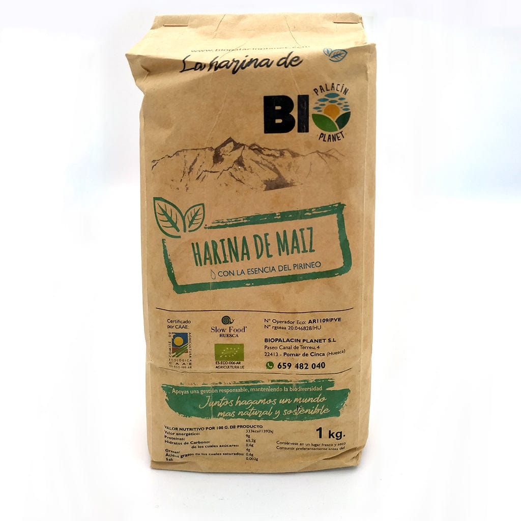Biopalacín Harina Harina de maíz amarillo eco 1 kg carne