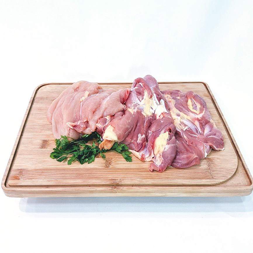 Pollos del Cinca pechuga y muslos Pechuga y muslos deshuesados de Pollo Eco 1,350 kg carne