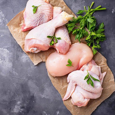 Pollos Ecológicos de Navarra medio pollo Medio Pollo Eco (peso medio 1,5 kg) carne