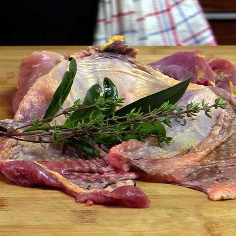 Pollos Ecológicos de Navarra medio pollo Medio Pollo Eco (peso medio 1,5 kg) carne