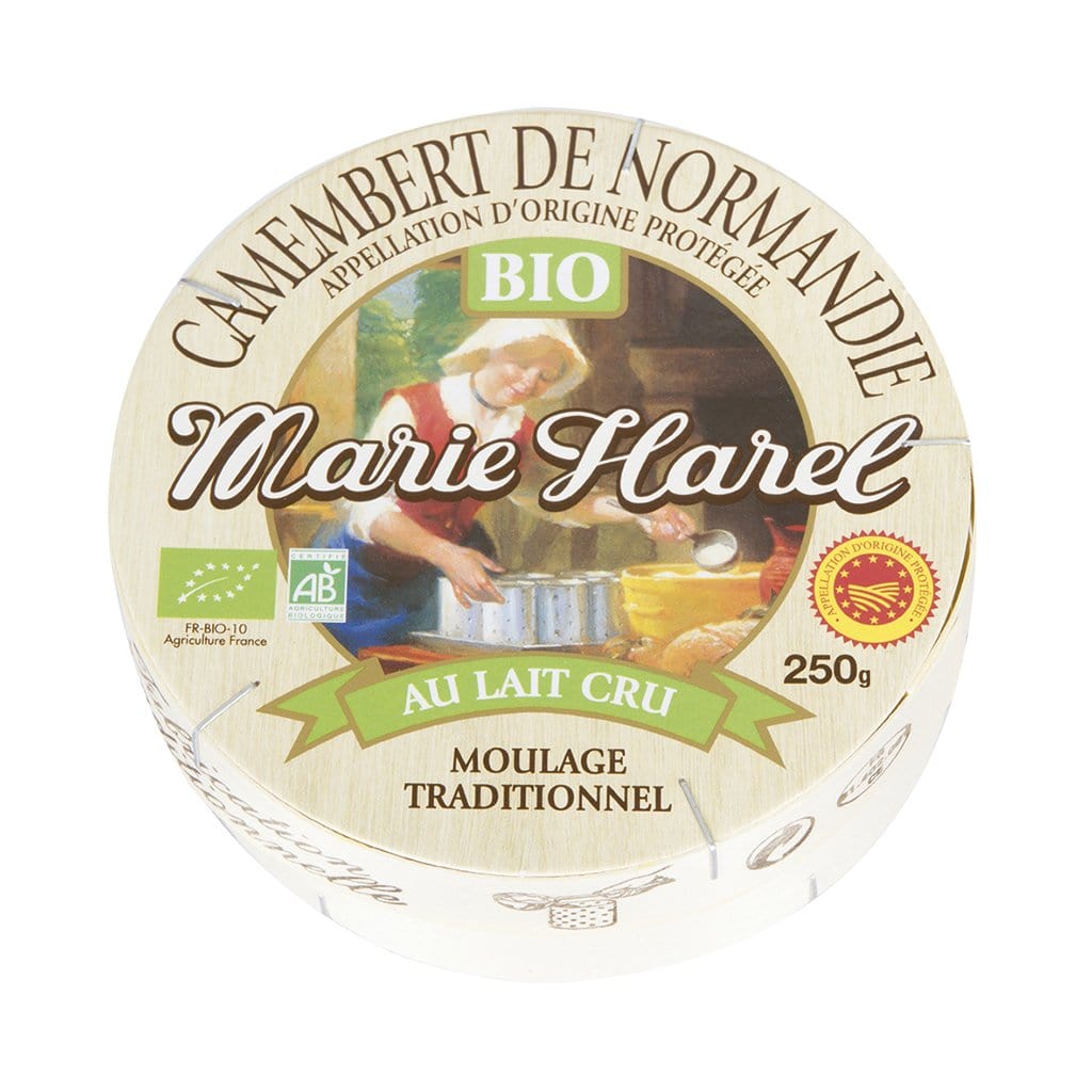 Carnísima Queso Camembert de Normandie con leche cruda Eco Marie Harel 250 g carne