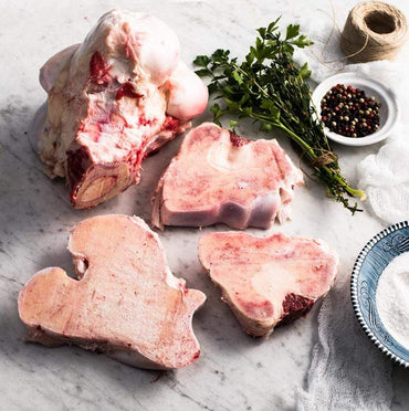 Angus del Desierto huesos de rodilla Huesos de rodilla de Ternera Eco Grass Fed 500 g carne