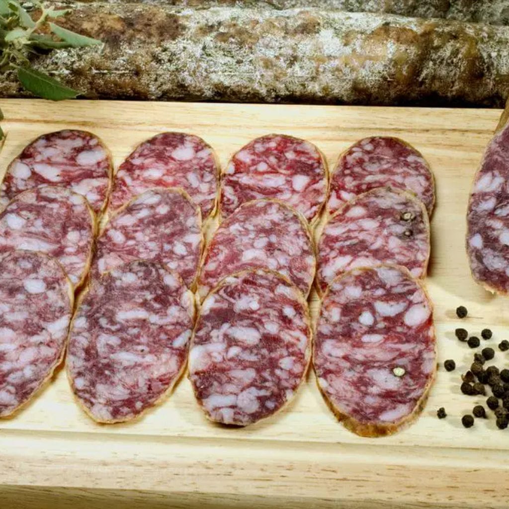 Carnísima Ibéricos Salchichón ibérico de bellota ecológico Guijuelo carne